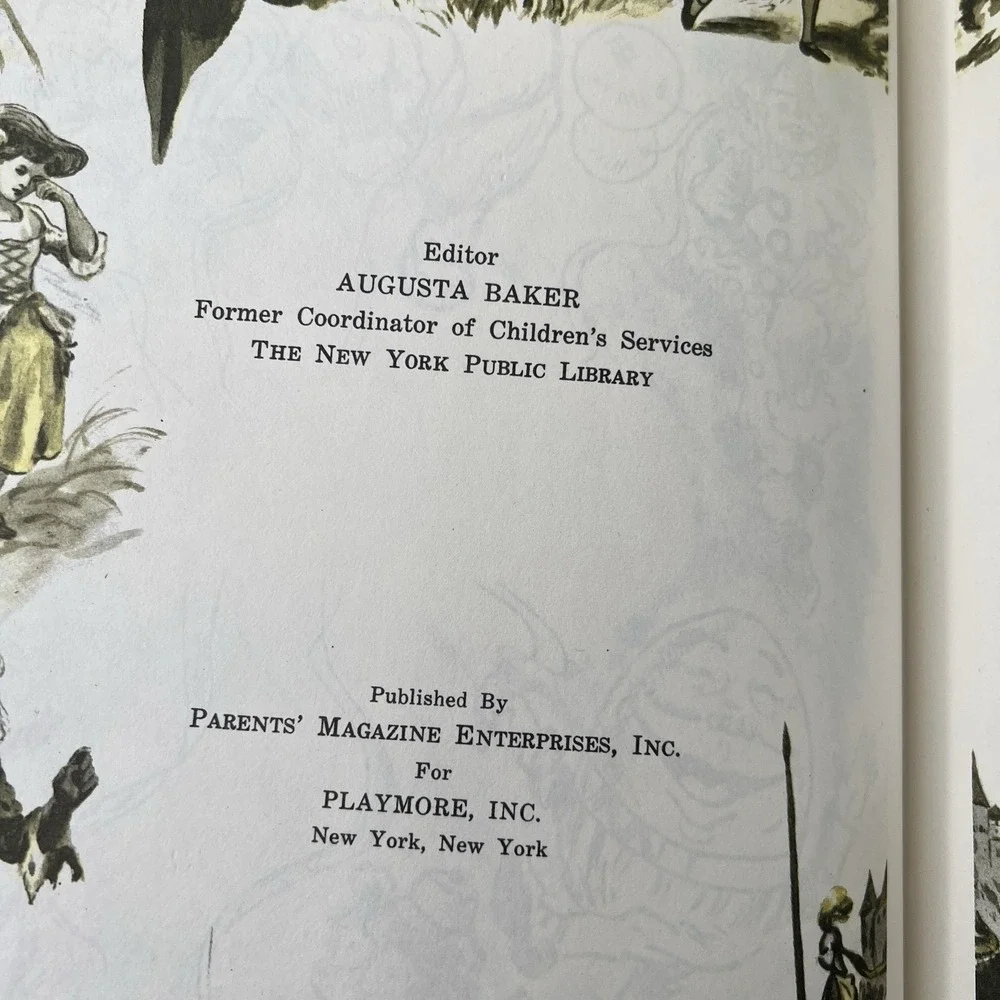 Deans Mother Goose Book Of Rhymes 1977 Edition Vintage Hardcover Children Book